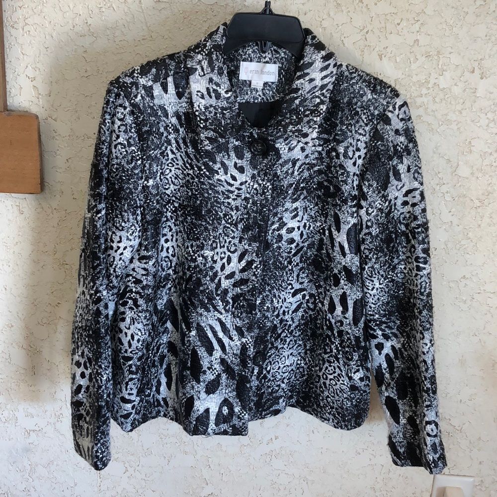 Erin London Button Front Jacket